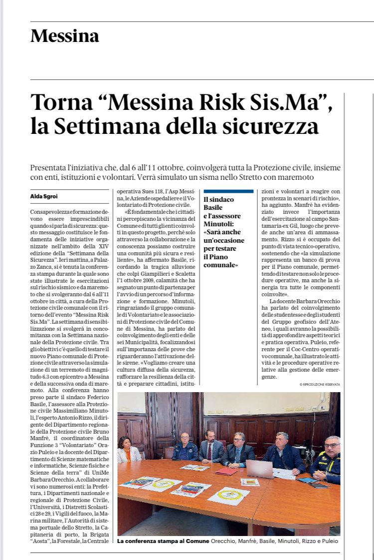 Articolo di Giornale.